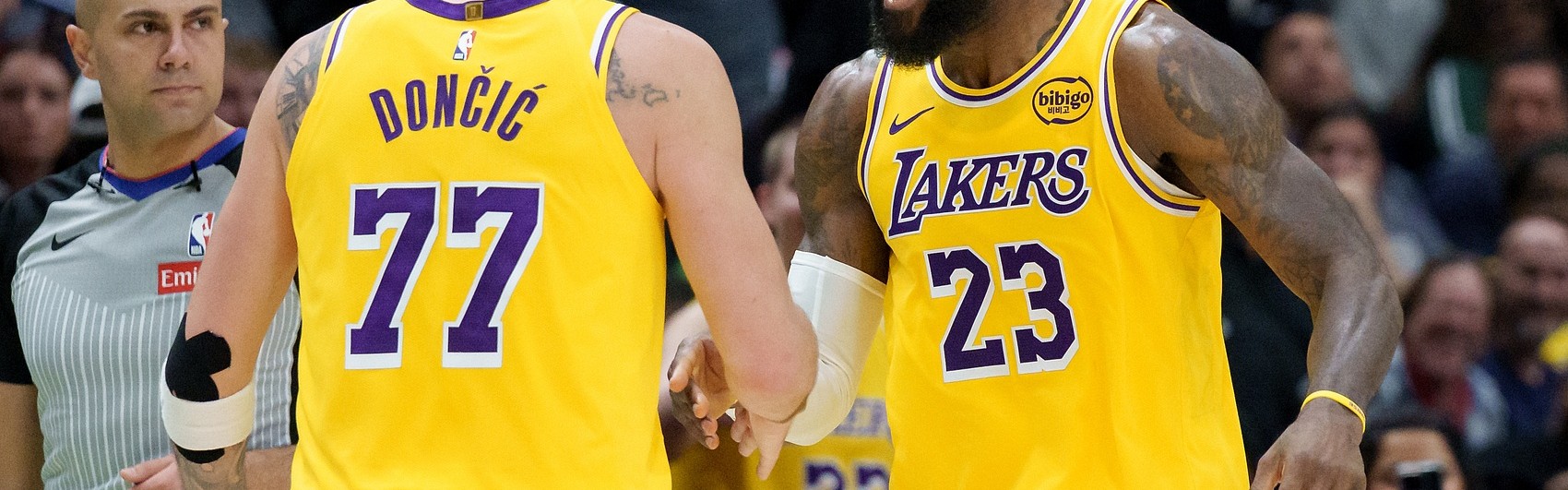 升级！湖人今日对阵老鹰 詹姆斯和东契奇状态更新为赛前决定